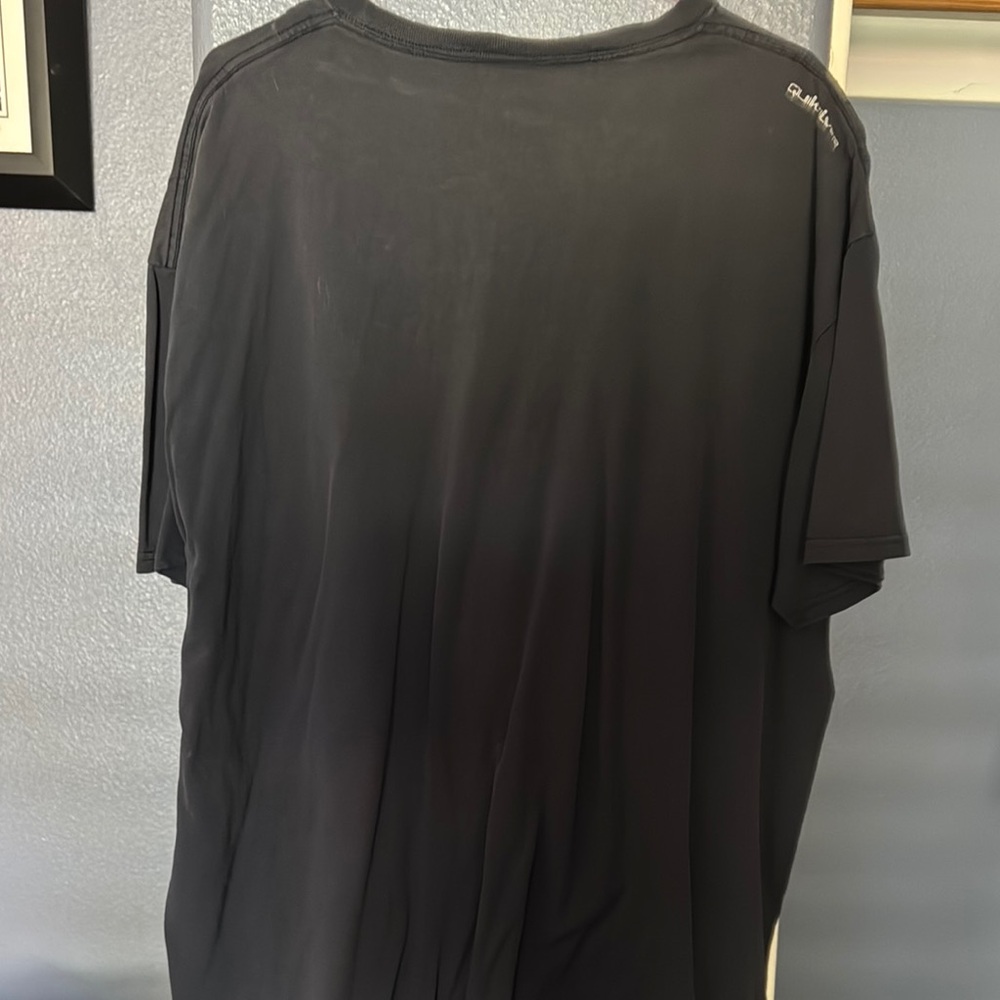 Quiksilver Men's Black Tee with Green Logo - Picture 5 of 5